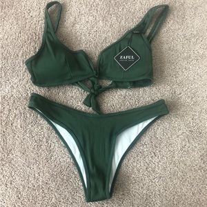 Forest Green Bikini Set